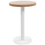 vidaXL Bistro stolík bledohnedý 50 cm MDF - cena, srovnání