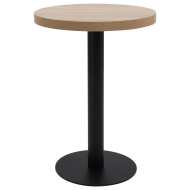 vidaXL Bistro stolík bledohnedý 60 cm MDF - cena, srovnání