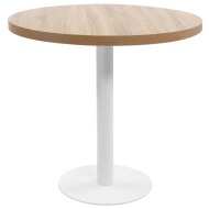 vidaXL Bistro stolík bledohnedý 80 cm MDF - cena, srovnání