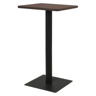 vidaXL Bistro stolík, farba tmavého jaseňa 60x60x107 cm - cena, srovnání
