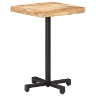 vidaXL Bistro stolík štvorcový 50x50x75 cm surové mangovníkové drevo - cena, srovnání