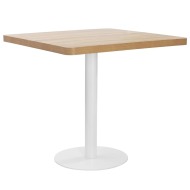 vidaXL Bistro stolík svetlohnedý 80x80 cm MDF - cena, srovnání