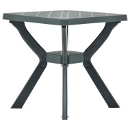 vidaXL Bistro stolík, zelený 70x70x72 cm, plast - cena, srovnání