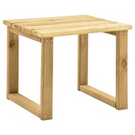 vidaXL Stolík k lehátku 30x30x26 cm impregnované borovicové drevo - cena, srovnání