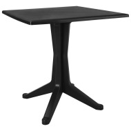 vidaXL Záhradný stôl antracitový 70x70x71,7 cm plastový - cena, srovnání