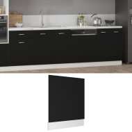 vidaXL Dvierka na umývačku, čierne 59,5x3x67 cm, drevotrieska - cena, srovnání