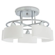 vidaXL Stropná lampa s elipsovými tienidlami na 5 žiaroviek E14, 200 W - cena, srovnání