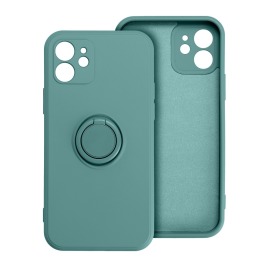 ForCell Pouzdro SILICONE RING Case iPhone 13 Mini - Zelené