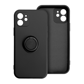 ForCell Pouzdro SILICONE RING Case iPhone 13 Mini - Černé