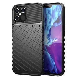 ForCell Pouzdro Apolis Thunder Case elastické pancéřové iPhone 12 Pro / iPhone 12 černé