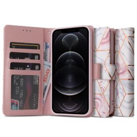 TECH-PROTECT Pouzdro WALLET iPhone 11 MARBLE