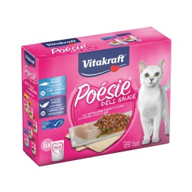 Vitakraft Poésie DéliSauce multipack s rybou 6x85g