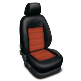 Automega Autopotahy na Audi A6, C6 od roku 2005 - 2011, Authentic Velvet, velvet oranžová 7 2352