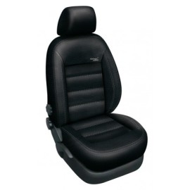 Automega Autopotahy na BMW X3, od 2003 - 2010, kožené Authentic Leather, Leather černá/černá 7 0108