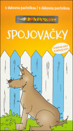 Spojovačky s dúhovou pastelkou - oranžový zošit