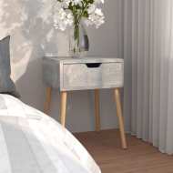 vidaXL Nočný stolík betónovo sivý 40x40x56 cm drevotrieska - cena, srovnání
