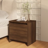 vidaXL Nočný stolík hnedý dub 45x34x44,5 cm drevotrieska - cena, srovnání