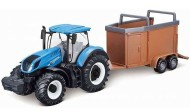 Bburago 1:50 Farm Traktor New Holland s vlečkou pre kone - cena, srovnání