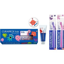 Curaden CURAPROX Kids Limitovaná edícia 2 x kefka + pasta 60ml