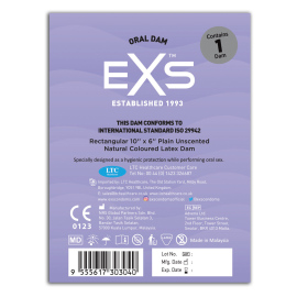 EXS Oral Dam Natural 1ks