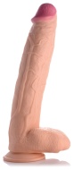 Master Cock Raging Rhino 17 Inch Veiny Dildo Flesh - cena, srovnání