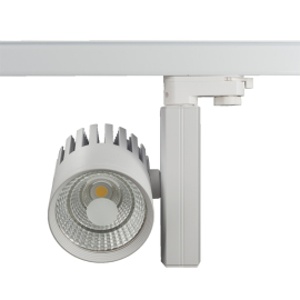 IdeaLED LED lištový reflektor TL-COB 50W 5000lm třífázový adaptér, - 6000K/15°