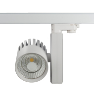 IdeaLED LED lištový reflektor TL-COB 50W 5000lm třífázový adaptér, - 6000K/15° - cena, srovnání