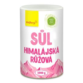 Wolfberry Himalájska soľ ružová jemná 1000g