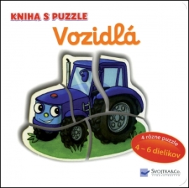 Vozidlá - kniha s puzzle