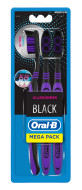 Oral-B Sensitive Medium Black 3ks - cena, srovnání