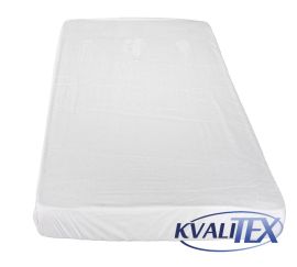 Kvalitex Nepriepustné Froté prestieradlo s PU biele 60x120cm