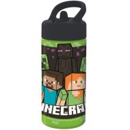 Stor Športová fľaša na pitie Minecraft so slamkou 410ml - cena, srovnání