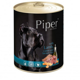 Piper Dog Konzerva Jahňa Mrkva a hneda ryža 800g