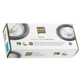 Fair Squared Xtra Fair Trade Vegan Condoms 100ks