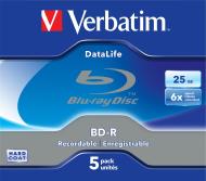 Verbatim BD-R SL 25GB 6x 5ks - cena, srovnání