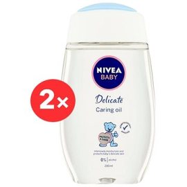 Nivea Baby Caring Oil 2x200ml