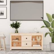 vidaXL TV skrinka 103x36,5x52 cm masívna borovica - cena, srovnání