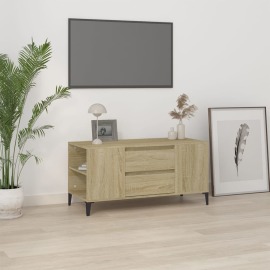 vidaXL TV skrinka dub sonoma 102x44,5x50 cm spracované drevo