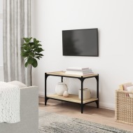 vidaXL TV skrinka dub sonoma 60x33x41 cm spracované drevo a oceľ - cena, srovnání