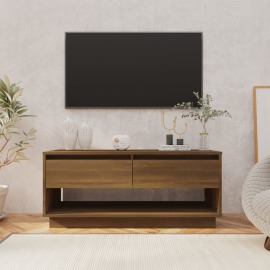 vidaXL TV skrinka hnedý dub 102x41x44 cm drevotrieska