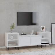 vidaXL TV skrinka lesklá biela 160x35x55 cm spracované drevo - cena, srovnání