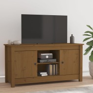 vidaXL TV skrinka medovo-hnedá 103x36,5x52 cm masívna borovica - cena, srovnání