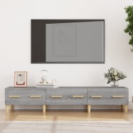vidaXL TV skrinka sivý dub sonoma 150x34,5x30 cm spracované drevo - cena, srovnání