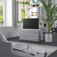 vidaXL TV skrinka sivý dub sonoma 80x34x36 cm spracované drevo - cena, srovnání