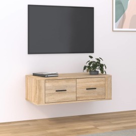 vidaXL Závesná TV skrinka dub sonoma 80x36x25 cm spracované drevo