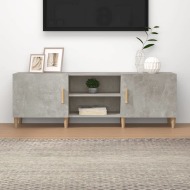 vidaXL TV stolík betónovo-sivý 150x30x50 cm spracované drevo - cena, srovnání