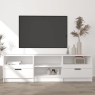 vidaXL TV stolík biely 150x33,5x45 cm spracované drevo - cena, srovnání