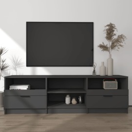 vidaXL TV stolík čierny 150x33,5x45 cm spracované drevo