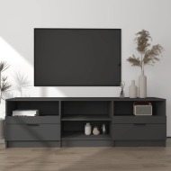 vidaXL TV stolík čierny 150x33,5x45 cm spracované drevo - cena, srovnání