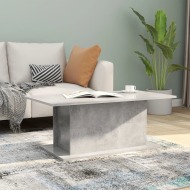 vidaXL Konferenčný stolík betónový sivý 102x55,5x40 cm drevotrieska - cena, srovnání